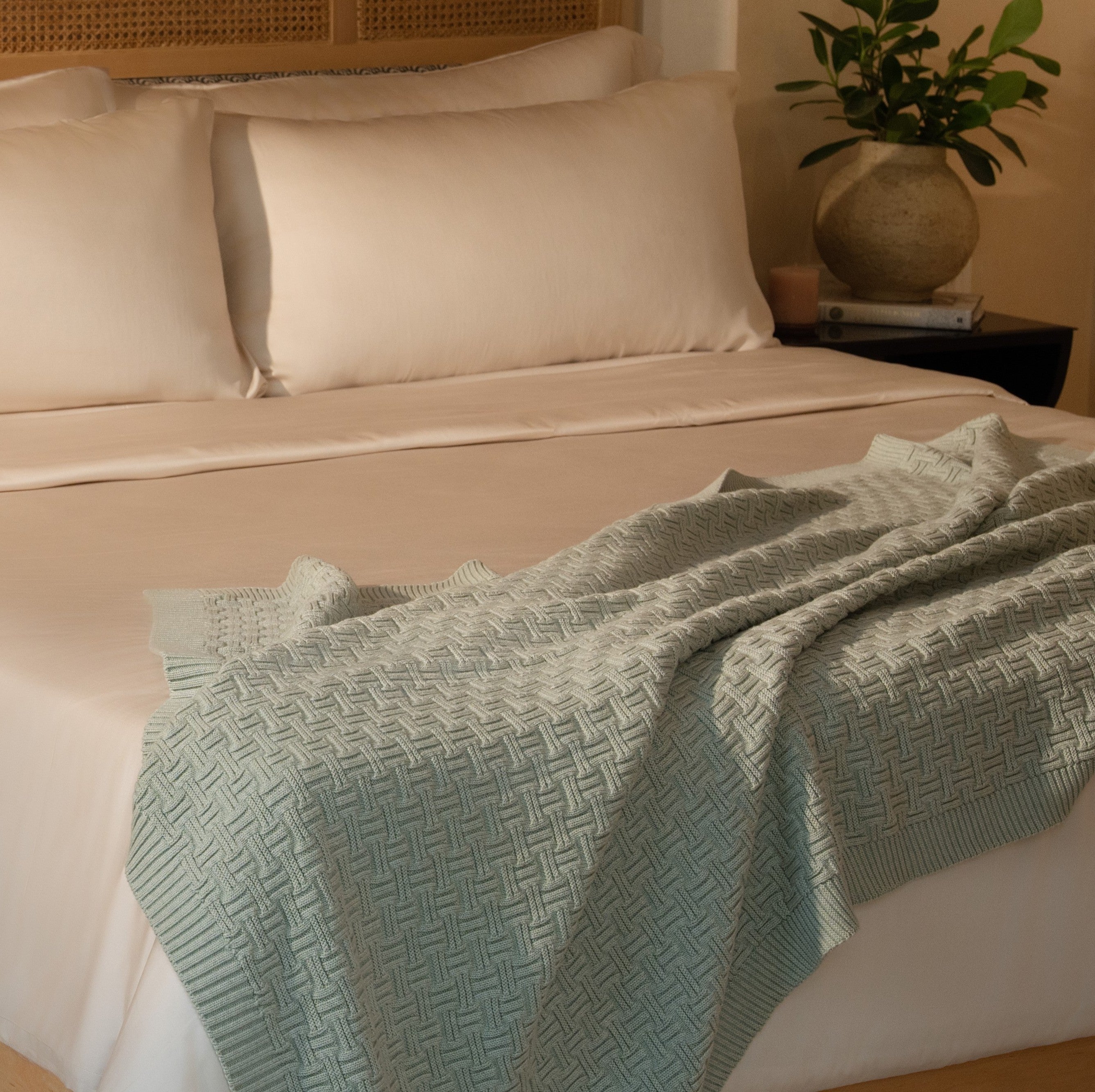 Heritage Hash Knit Throw