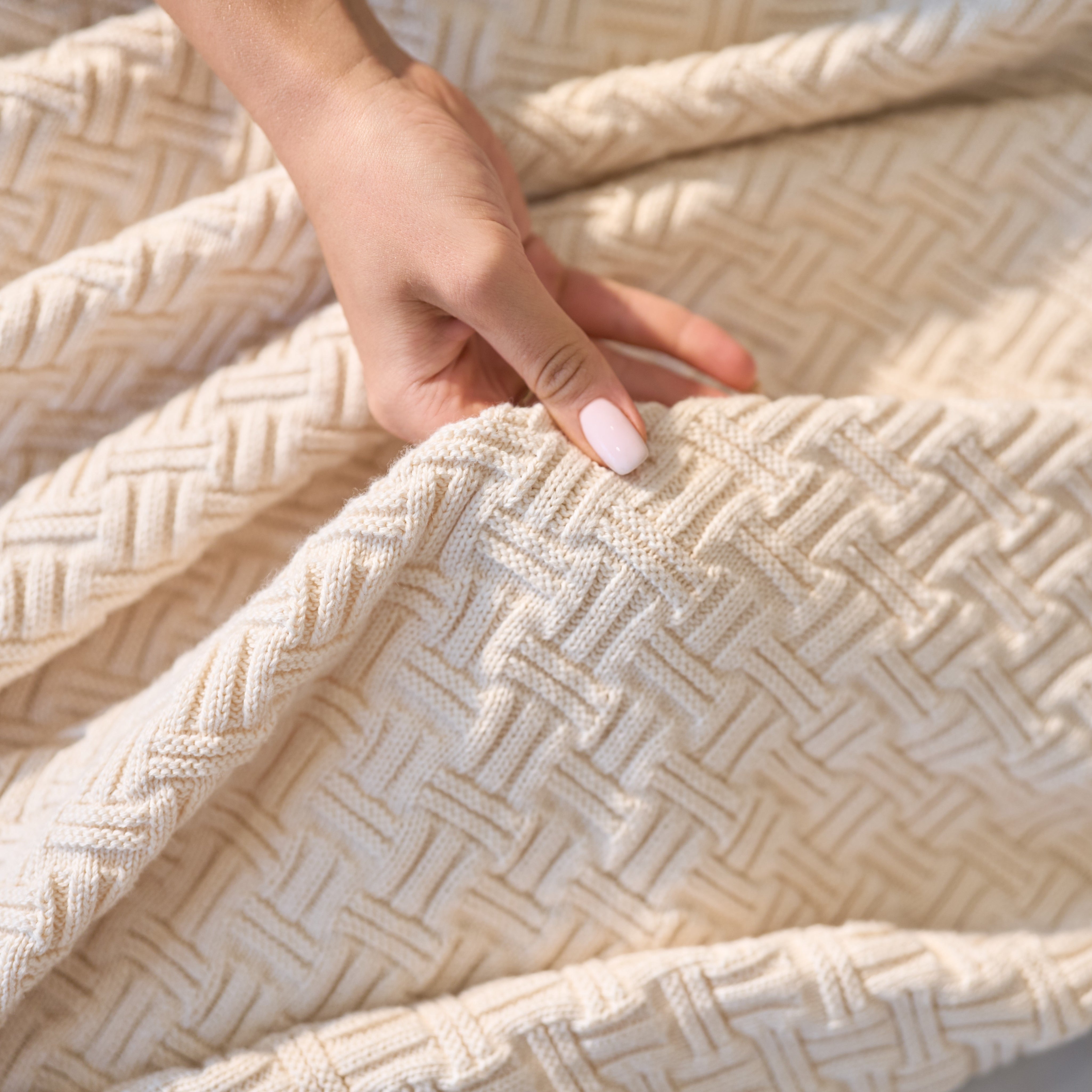 Heritage Hash Knit Throw
